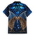 New Zealand Maori Matariki Family Matching Puletasi and Hawaiian Shirt Hongi Kiwi Bird and Silver Fern LT03