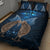 New Zealand Maori Matariki Quilt Bed Set Hongi Kiwi Bird and Silver Fern LT03