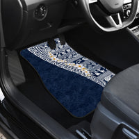 Hawaii Plumeria Tribal Vintage Car Mats Special Blue LT03 - Polynesian Pride