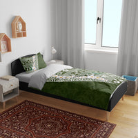 Hawaii Plumeria Tribal Vintage Bedding Set Special Green LT03 - Polynesian Pride