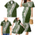 Hawaii Plumeria Tribal Vintage Family Matching Mermaid Dress and Hawaiian Shirt Special Green