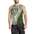 Hawaii Plumeria Tribal Vintage Men Tank Top Special Green