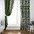 Hawaii Plumeria Tribal Vintage Window Curtain Special Green