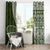 Hawaii Plumeria Tribal Vintage Window Curtain Special Green