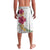 Hawaiian Plumeria and Hibiscus Lavalava White Mode