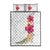 Hawaiian Plumeria and Hibiscus Quilt Bed Set White Mode