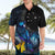 New Zealand Tui Bird Matariki Hawaiian Shirt Galaxy Fern With Maori Pattern