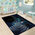 New Zealand Tui Bird Area Rug Matariki Poetry Pattern Galaxy Style