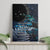 New Zealand Tui Bird Canvas Wall Art Matariki Poetry Pattern Galaxy Style