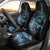 New Zealand Tui Bird Car Seat Cover Matariki Poetry Pattern Galaxy Style