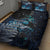 New Zealand Tui Bird Quilt Bed Set Matariki Poetry Pattern Galaxy Style