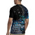 New Zealand Tui Bird Rugby Jersey Matariki Poetry Pattern Galaxy Style