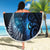 New Zealand Matariki Beach Blanket The Tribal Maori Face and Silver Fern