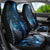 New Zealand Matariki Car Seat Cover The Tribal Maori Face and Silver Fern