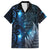 New Zealand Matariki Family Matching Off The Shoulder Long Sleeve Dress and Hawaiian Shirt The Tribal Maori Face and Silver Fern