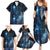 New Zealand Matariki Family Matching Summer Maxi Dress and Hawaiian Shirt The Tribal Maori Face and Silver Fern