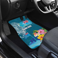 Personalised Tuvalu Independence Day Car Mats Tuvaluan Tribal Flag Style LT03 - Polynesian Pride
