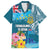 Personalised Tuvalu Independence Day Hawaiian Shirt Tuvaluan Tribal Flag Style