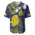 Niue Independence Day Baseball Jersey Hiapo Pattern Fiti Pua and Uga