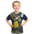 Niue Independence Day Kid T Shirt Hiapo Pattern Fiti Pua and Uga