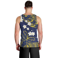 Niue Independence Day Men Tank Top Hiapo Pattern Fiti Pua and Uga LT03 - Polynesian Pride