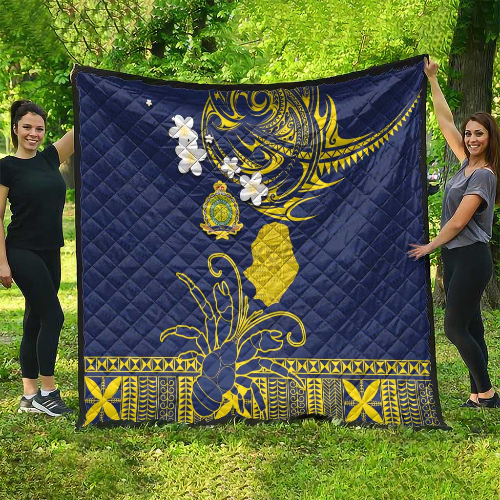 Niue Independence Day Quilt Hiapo Pattern Fiti Pua and Uga LT03 - Polynesian Pride