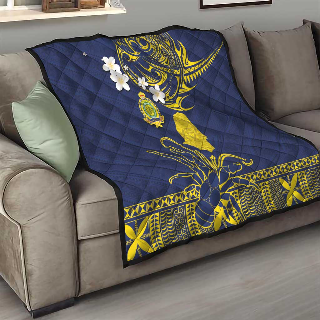Niue Independence Day Quilt Hiapo Pattern Fiti Pua and Uga LT03 - Polynesian Pride