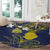 Niue Independence Day Round Carpet Hiapo Pattern Fiti Pua and Uga