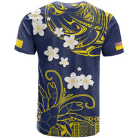 Niue Independence Day T Shirt Hiapo Pattern Fiti Pua and Uga LT03 - Polynesian Pride