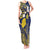 Niue Independence Day Tank Maxi Dress Hiapo Pattern Fiti Pua and Uga