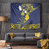 Niue Independence Day Tapestry Hiapo Pattern Fiti Pua and Uga LT03 - Polynesian Pride