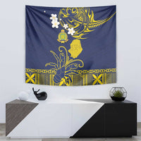 Niue Independence Day Tapestry Hiapo Pattern Fiti Pua and Uga LT03 - Polynesian Pride