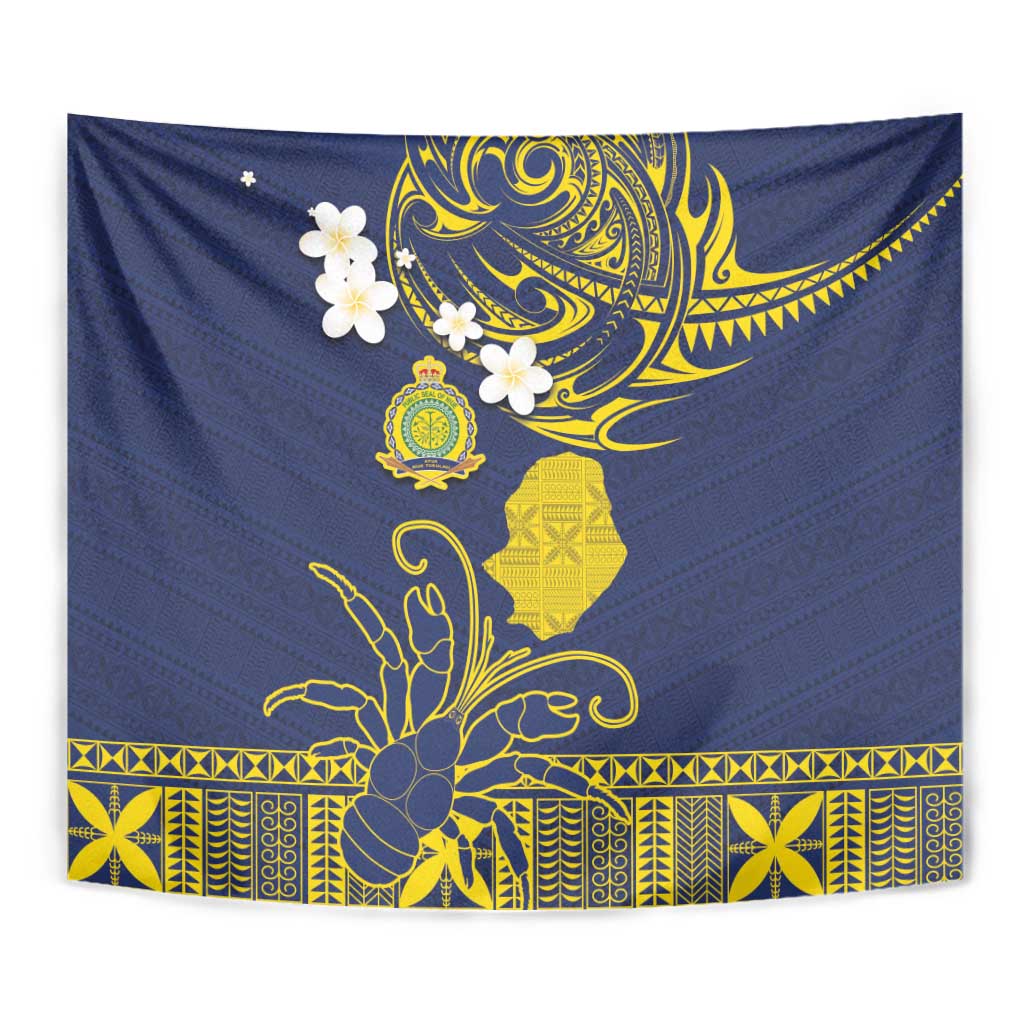 Niue Independence Day Tapestry Hiapo Pattern Fiti Pua and Uga LT03 - Polynesian Pride