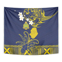 Niue Independence Day Tapestry Hiapo Pattern Fiti Pua and Uga LT03 - Polynesian Pride