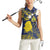 Niue Independence Day Women Sleeveless Polo Shirt Hiapo Pattern Fiti Pua and Uga