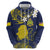 Niue Independence Day Zip Hoodie Hiapo Pattern Fiti Pua and Uga