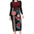 Hawaii and Japanese Together Family Matching Long Sleeve Bodycon Dress and Hawaiian Shirt Koi Fish and Kakau Pattern