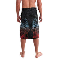 Hawaii and Japanese Together Lavalava Koi Fish and Kakau Pattern LT03 - Polynesian Pride