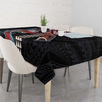 Hawaii and Japanese Together Tablecloth Koi Fish and Kakau Pattern LT03 - Polynesian Pride
