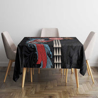 Hawaii and Japanese Together Tablecloth Koi Fish and Kakau Pattern LT03 - Polynesian Pride