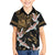 Hawaii and Japanese Together Hawaiian Shirt Cranes Birds with Kakau Pattern