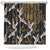 Hawaii and Japanese Together Shower Curtain Cranes Birds with Kakau Pattern