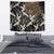 Hawaii and Japanese Together Tapestry Cranes Birds with Kakau Pattern