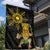 Hawaii and Philippines Together Garden Flag Warrior Tiki Mask and Filipino Sun Polynesian Style