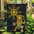 Hawaii and Philippines Together Garden Flag Warrior Tiki Mask and Filipino Sun Polynesian Style