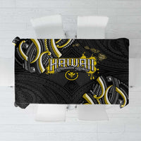 Traditional Art Hawaiian Kakau Tattoos Tablecloth Yellow Color LT03 Yellow - Polynesian Pride