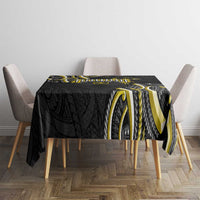 Traditional Art Hawaiian Kakau Tattoos Tablecloth Yellow Color LT03 - Polynesian Pride