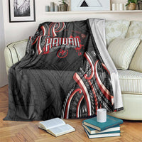 Traditional Art Hawaiian Kakau Tattoos Blanket Red Color LT03 Red - Polynesian Pride