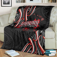 Traditional Art Hawaiian Kakau Tattoos Blanket Red Color LT03 - Polynesian Pride