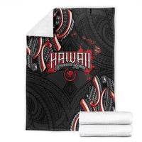 Traditional Art Hawaiian Kakau Tattoos Blanket Red Color LT03 - Polynesian Pride